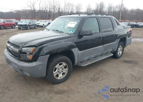 2002 Chevrolet Avalanche 1500 из США, поврежденный, VIN 3GNEK13T72G234329